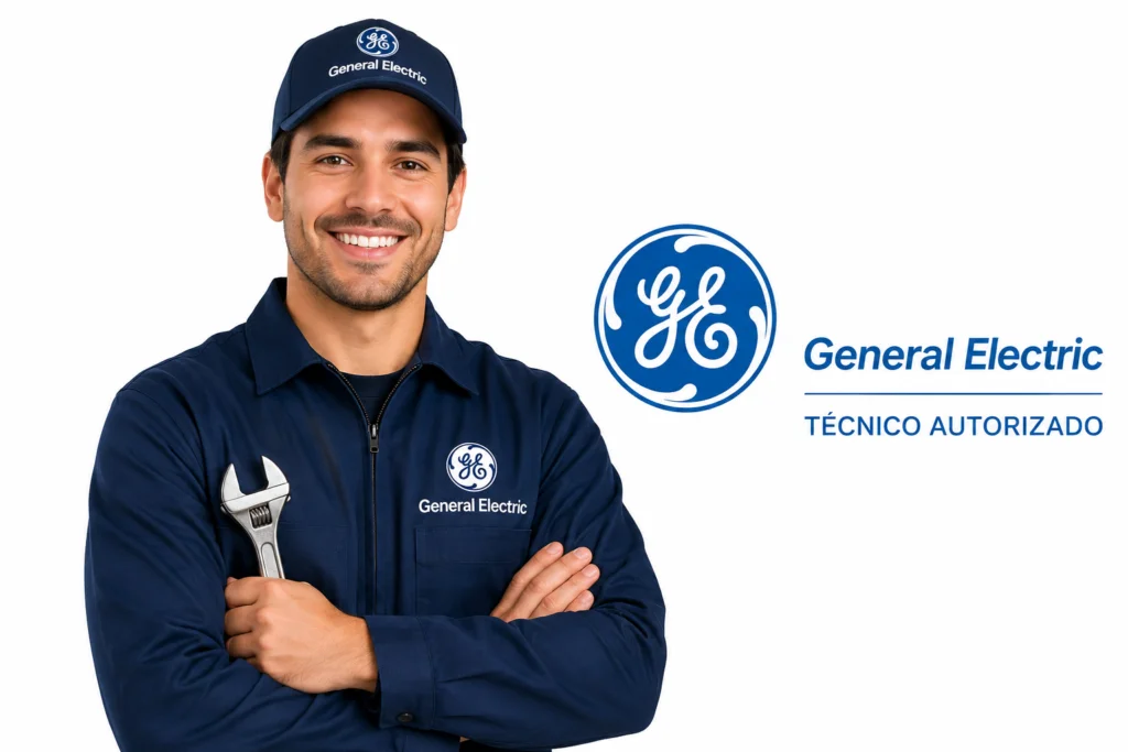 Técnico General Electric realizando mantenimiento preventivo en San Salvador