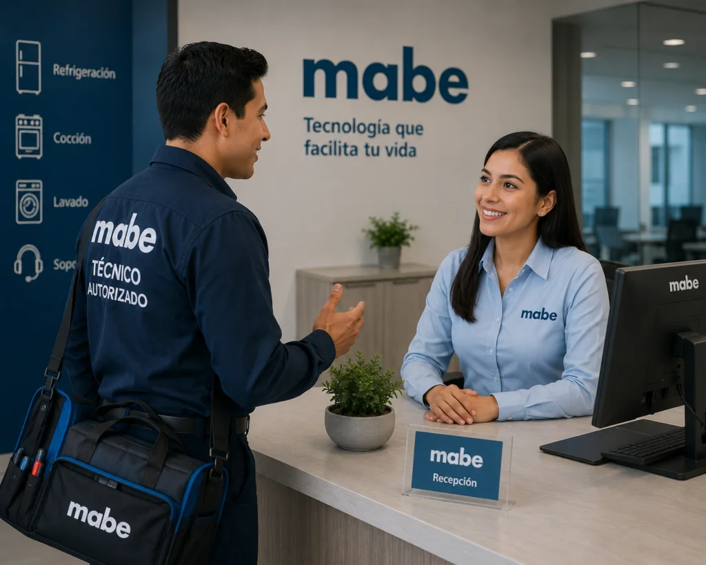 Equipo de servicio técnico autorizado Mabe en San Salvador